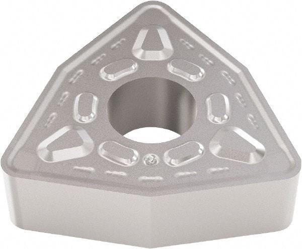 Seco - WNMG432 M6 Grade TK1501 Carbide Turning Insert - Ti(C/N)/Al2O3/Cr Finish, 80° Trigon, 1/2" Inscr Circle, 3/16" Thick, 1/32" Corner Radius - Americas Industrial Supply