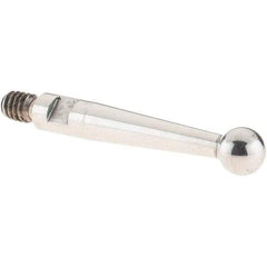 SPI - 3mm Ball Diam, Stainless Steel, Ball Test Indicator Contact Point - 16.8mm Contact Point Length, Use with SPI Integral Series - Americas Industrial Supply