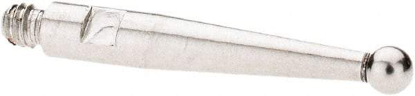 SPI - 2mm Ball Diam, Stainless Steel, Ball Test Indicator Contact Point - 16.8mm Contact Point Length, Use with SPI Integral Series - Americas Industrial Supply