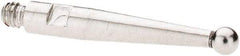 SPI - 2mm Ball Diam, Stainless Steel, Ball Test Indicator Contact Point - 16.8mm Contact Point Length, Use with SPI Integral Series - Americas Industrial Supply