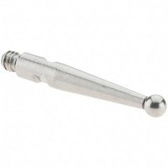 SPI - 2mm Ball Diam, Stainless Steel, Ball Test Indicator Contact Point - 16.3mm Contact Point Length, Use with SPI Integral Series - Americas Industrial Supply