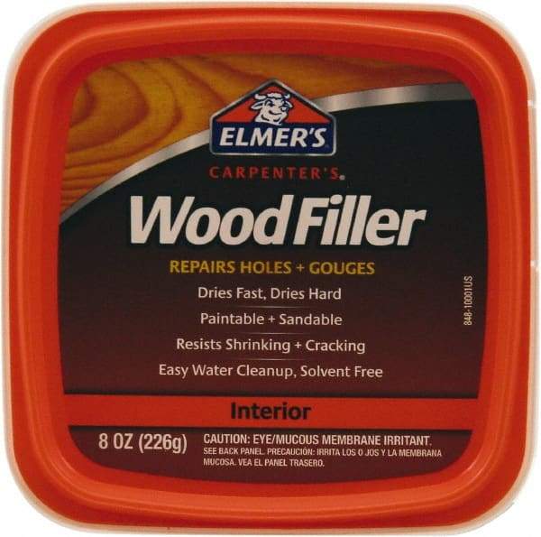 Elmer's - 0.5 Pt Jar Wood Filler - White - Americas Industrial Supply