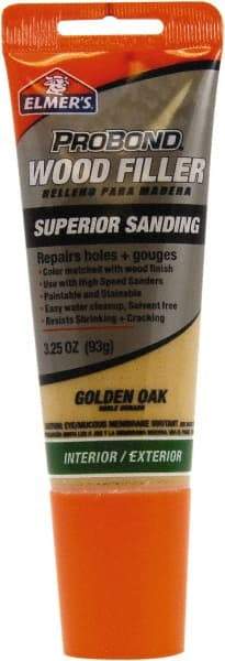 Elmer's - 3.25 oz Tube Wood Filler - Golden Oak - Americas Industrial Supply