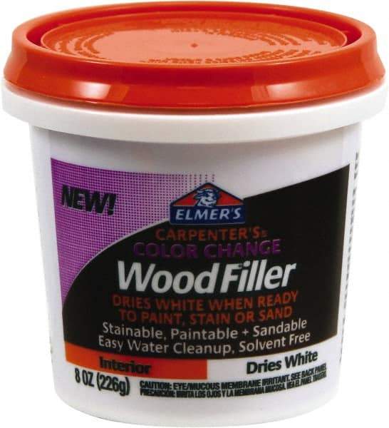 Elmer's - 8 oz Jar Wood Filler - White - Americas Industrial Supply