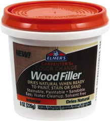 Elmer's - 8 oz Jar Wood Filler - Natural - Americas Industrial Supply