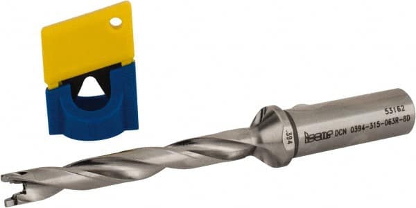 Iscar - 0.394" to 0.429" Diam, 8xD, 3.15" Max Depth, 5/8" Shank Diam, 5.68" OAL, Replaceable-Tip Drill - FCP, ICK, ICK-2M, ICM, ICN, ICP, iCP-2M Insert, 10 Seat Size, 37769882 Toolholder, Series SumoCham - Americas Industrial Supply