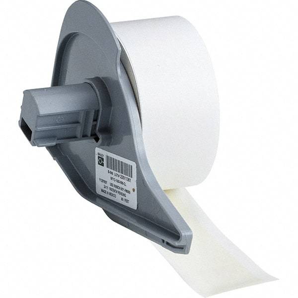 Brady - 1" Wide, Clear Vinyl Labels - For BMP71 Label Printer - Americas Industrial Supply