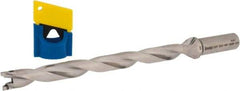 Iscar - 0.551" to 0.567" Diam, 12xD, 6.61" Max Depth, 0.63" Shank Diam, 9.38" OAL, Replaceable-Tip Drill - FCP, ICK, ICK-2M, ICM, ICP, iCP-2M Insert, 37804010 Toolholder, Series SumoCham - Americas Industrial Supply