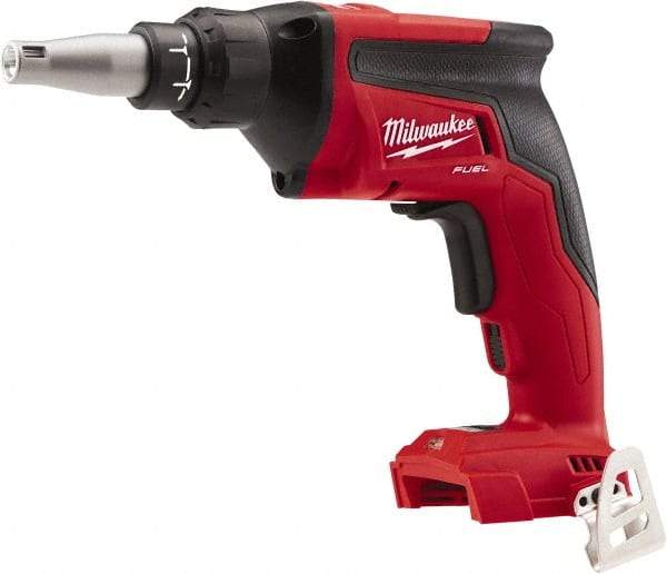 Milwaukee Tool - 18 Volt Pistol Grip Cordless Screwdriver - 0 to 4,500 RPM, 124 In/Lb Torque - Americas Industrial Supply