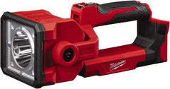 Milwaukee Tool - 18 Volts, 1250 Lumens, Cordless Work Light - Red, 7 hr Run Time - Americas Industrial Supply