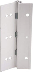 IVES - 83" Long x 4" Wide, Aluminum Continuous Hinge - 6" Thick, With Holes - Americas Industrial Supply