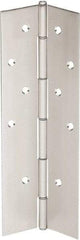 IVES - 83" Long x 4" Wide, Aluminum Continuous Hinge - 6" Thick, With Holes - Americas Industrial Supply