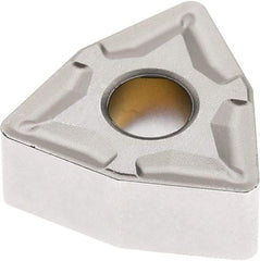 Seco - WNMG433 M3 Grade TK1501 Carbide Turning Insert - Ti(C/N)/Al2O3/Cr Finish, 80° Trigon, 1/2" Inscr Circle, 3/16" Thick, 3/64" Corner Radius - Americas Industrial Supply