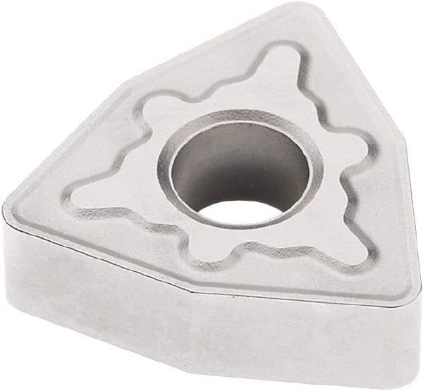 Seco - WNMG432 MR7 Grade TK1501 Carbide Turning Insert - Ti(C/N)/Al2O3/Cr Finish, 80° Trigon, 1/2" Inscr Circle, 3/16" Thick, 1/32" Corner Radius - Americas Industrial Supply