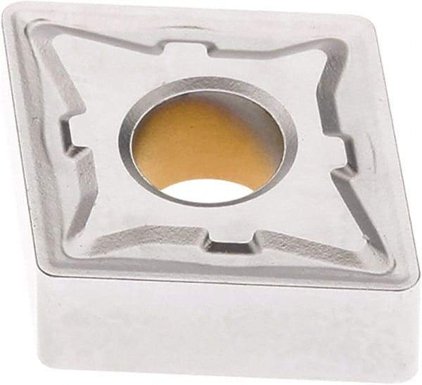 Seco - CNMG431 M5 Grade TP3501 Carbide Turning Insert - Ti(C/N)/Al2O3 Finish, 80° Diamond, 1/2" Inscr Circle, 3/16" Thick, 1/64" Corner Radius - Americas Industrial Supply