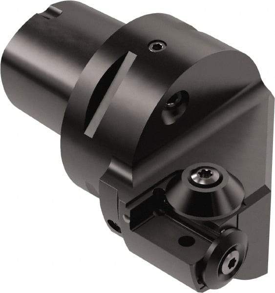 Seco - Insert Style Thread Chaser, 65mm Head Length, Left Hand Cut, External Modular Threading Cutting Unit Head - System Size C6, 45mm Center to Cutting Edge, Series Seco-Capto - Americas Industrial Supply