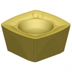 Kennametal - XDPT090408 Grade X500 Carbide Milling Insert - TiN Finish, 3/16" Thick, 3/8" Inscribed Circle, 1/32" Corner Radius - Americas Industrial Supply