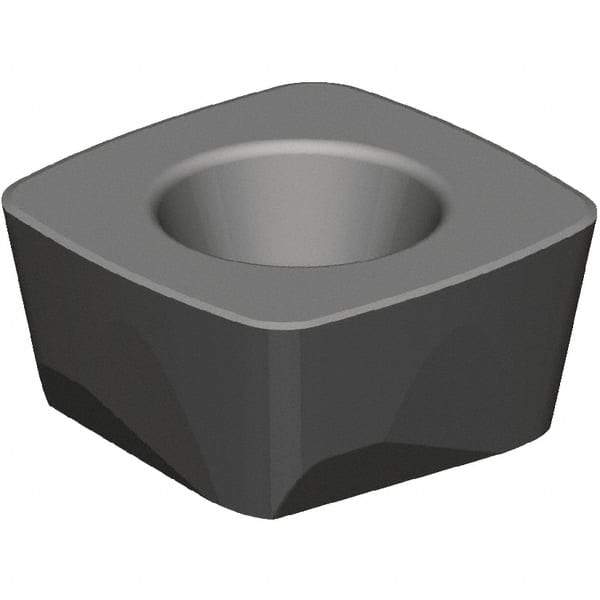 Kennametal - XPPW060310 D Grade KCPK30 Carbide Milling Insert - TiN/TiCN/Al2O3 Finish, 1/8" Thick, 7mm Inscribed Circle, 1mm Corner Radius - Americas Industrial Supply