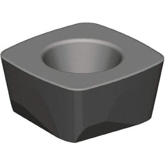 Kennametal - XPPW060310 D Grade KCPK30 Carbide Milling Insert - TiN/TiCN/Al2O3 Finish, 1/8" Thick, 7mm Inscribed Circle, 1mm Corner Radius - Americas Industrial Supply