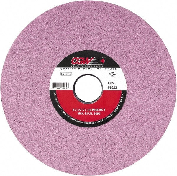 Camel Grinding Wheels - 12" Diam x 5" Hole x 1-1/2" Thick, J Hardness, 46 Grit Surface Grinding Wheel - Americas Industrial Supply