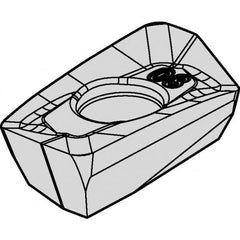 Kennametal - EC10 LD Grade KCSM40 Carbide Milling Insert - AlTiN/TiN Finish, 9/64" Thick - Americas Industrial Supply