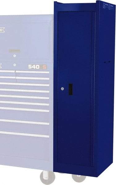 Proto - 4 Drawer Blue Locker Cabinet - 15" Wide x 58" High x 18" Deep, Use with Heavy-Duty Key Drawer Liner - Americas Industrial Supply