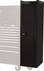 Proto - 4 Drawer Black Locker Cabinet - 15" Wide x 58" High x 18" Deep, Use with Heavy-Duty Key Drawer Liner - Americas Industrial Supply