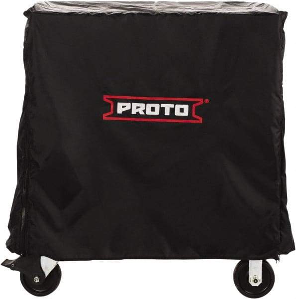 Proto - Tool Box Nylon Workstation Cover - 66" Wide x 27-3/4" High, Black, For J556646-12, J556646-11 - Americas Industrial Supply
