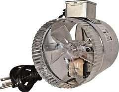 Suncourt - 5" Diam, 0.35 Amp, 120 Volt Duct Fan - 75 CFM, Single Speed - Americas Industrial Supply