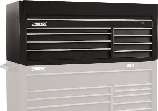 Proto - 8 Drawer Top Tool Chest - 66" Wide x 27" Deep x 27" High, Steel, Black - Americas Industrial Supply