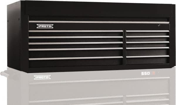 Proto - 10 Drawer Top Tool Chest - 66" Wide x 27" Deep x 27" High, Steel, Black - Americas Industrial Supply