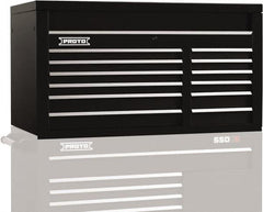 Proto - 12 Drawer Top Tool Chest - 50" Wide x 25-1/4" Deep x 27" High, Steel, Black - Americas Industrial Supply