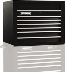 Proto - 6 Drawer Top Tool Chest - 34" Wide x 25-1/4" Deep x 27" High, Steel, Black - Americas Industrial Supply