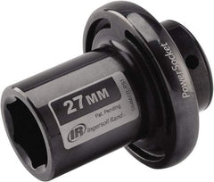 Ingersoll-Rand - 1/2" Drive 27mm Standard Impact Socket - 6 Points, 3-1/10" OAL - Americas Industrial Supply