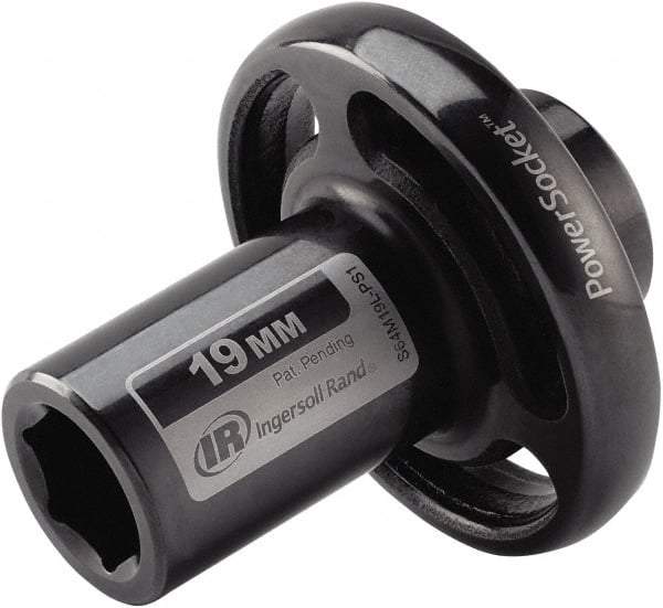Ingersoll-Rand - 1/2" Drive 19mm Standard Impact Socket - 6 Points, 3-1/10" OAL - Americas Industrial Supply