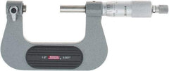 SPI - 1 to 2" Range, Mechanical Screw Thread Micrometer - Ratchet Stop Thimble, 0.001" Graduation, +/-0.0002" Accuracy - Americas Industrial Supply