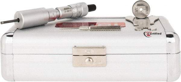 SPI - 0.12 to 0.16", 0.89" Gage Depth, Mechanical Inside Hole Micrometer - 0.0001" Graduation, 0.00016" Accuracy, Ratchet Stop Thimble - Americas Industrial Supply