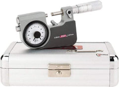 SPI - 0 to 25mm Range, 0.001mm Graduation, Mechanical Indicating Micrometer - Accurate to 0.002mm, Carbide Measuring Face - Americas Industrial Supply