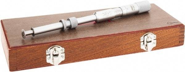 SPI - 1.05 to " Inside Range, 1 to 2" Outside Range, Mechanical Groove Micrometer - 0.001" Graduation, 0.0010" Accuracy, 0.52" Measuring Disc Diam, 0.03" Disc Edge Thickness - Americas Industrial Supply