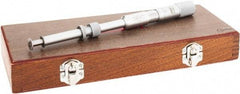 SPI - 1.05 to " Inside Range, 1 to 2" Outside Range, Mechanical Groove Micrometer - 0.001" Graduation, 0.0010" Accuracy, 0.52" Measuring Disc Diam, 0.03" Disc Edge Thickness - Americas Industrial Supply