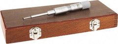 SPI - 0.06 to " Inside Range, 0 to 1" Outside Range, Mechanical Groove Micrometer - 0.001" Graduation, 0.0010" Accuracy, 0.26" Measuring Disc Diam, 0.03" Disc Edge Thickness - Americas Industrial Supply