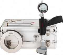 SPI - 3 to 3-1/2", 4.48" Deep, Pistol Grip Electronic Bore Gage - Up to 0.0002" Accuracy, 0.0001" Resolution, Includes Indicator - Americas Industrial Supply
