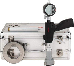 SPI - 2 to 2-1/2", 4.48" Deep, Pistol Grip Electronic Bore Gage - Up to 0.0002" Accuracy, 0.0001" Resolution, Includes Indicator - Americas Industrial Supply