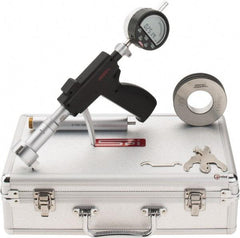SPI - 1.6 to 2", 3.88" Deep, Pistol Grip Electronic Bore Gage - Up to 0.0002" Accuracy, 0.0001" Resolution, Includes Indicator - Americas Industrial Supply