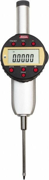 SPI - 0 to 2" Range, 0.0005" Graduation, Electronic Drop Inidicator - 0.001" Accuracy - Americas Industrial Supply