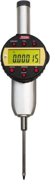 SPI - 0 to 2" Range, 0.00005" Graduation, Electronic Drop Inidicator - 0.0002" Accuracy - Americas Industrial Supply