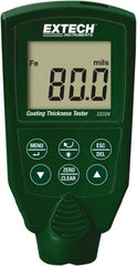 Extech - 0 to 80 mil LCD Coating Thickness Gage - For Use with Ferrous/Nonferrous Coatings - Americas Industrial Supply