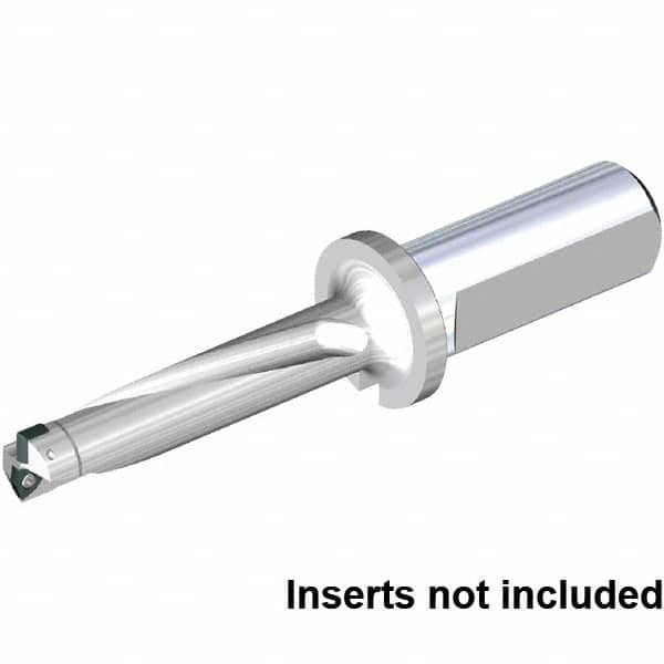 Kennametal - 86mm Max Drill Depth, 4xD, 21.5mm Diam, Indexable Insert Drill - 2 Inserts, 25mm Shank Diam, Straight Shank - Americas Industrial Supply