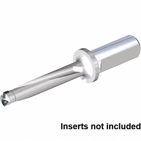 Kennametal - 127.5mm Max Drill Depth, 5xD, 25.5mm Diam, Indexable Insert Drill - 2 Inserts, 25mm Shank Diam, Straight Shank - Americas Industrial Supply