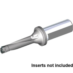 Kennametal - 50mm Max Drill Depth, 4xD, 12.5mm Diam, Indexable Insert Drill - 2 Inserts, 20mm Shank Diam, Straight Shank - Americas Industrial Supply